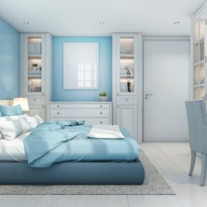 Xanh nhạt và lục nhạt là 2 trong các màu sắc nhà ở có thể giúp người ở thư giãn, thoải mái hơn 